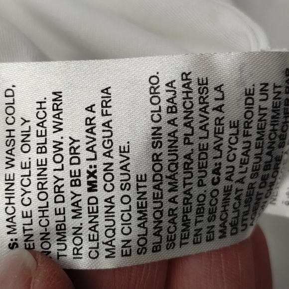 White House Black Market pink paisley halter dress size small with accents - Picture 13 of 13